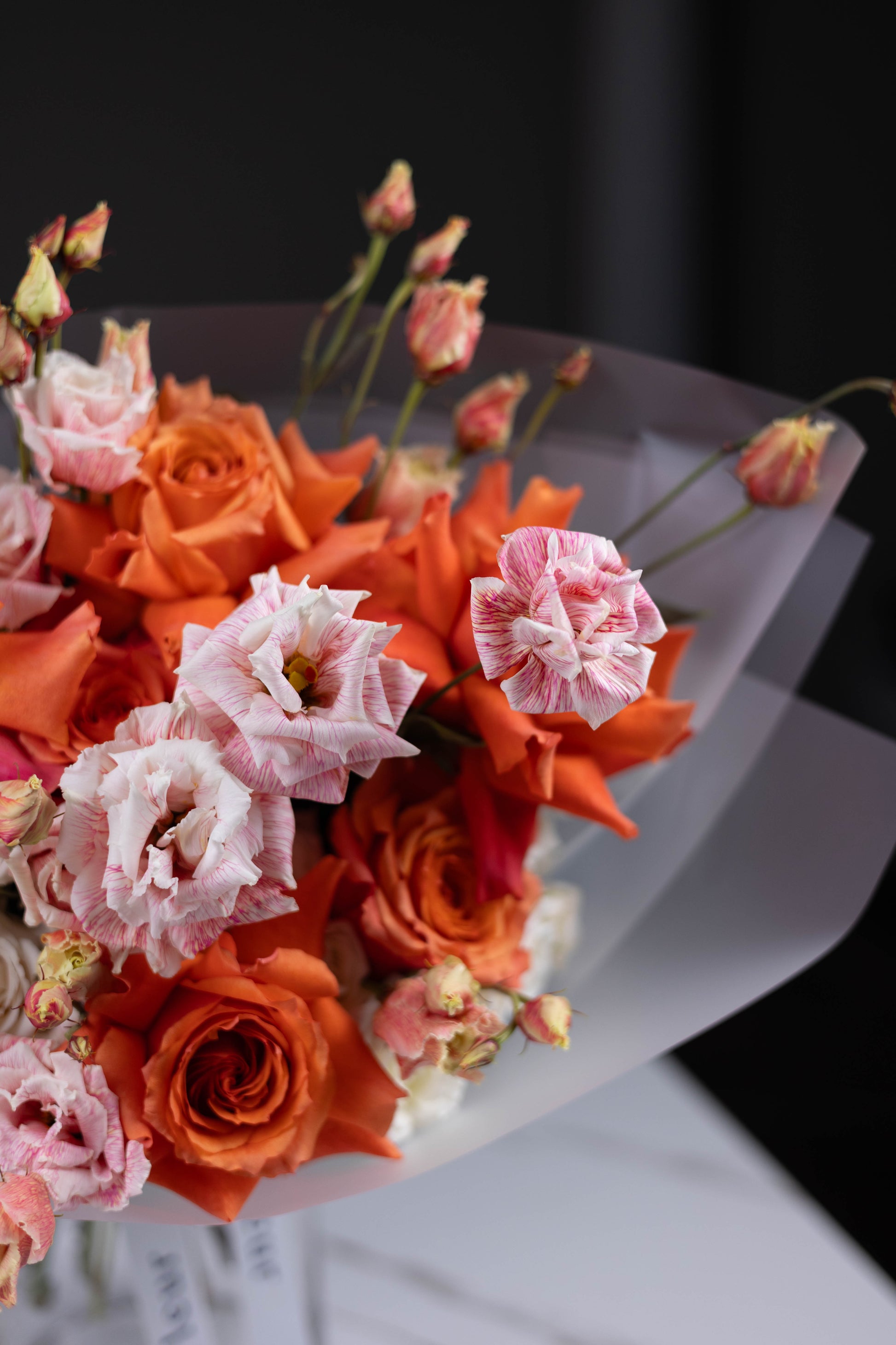Artistic floral arrangement for summer – local flower delivery Charlotte