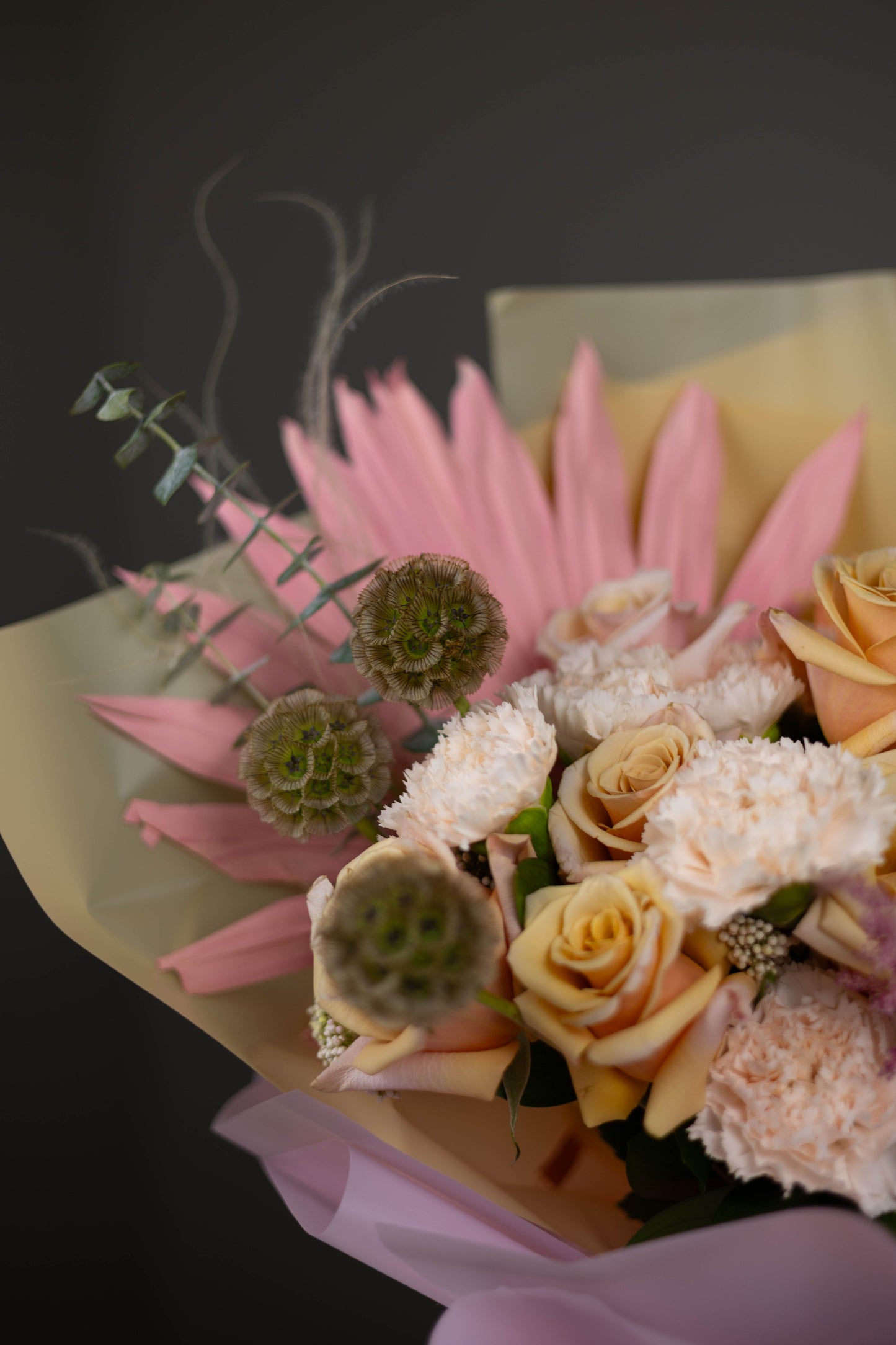 "Soleil Rosé" Pink Orange Bouquet