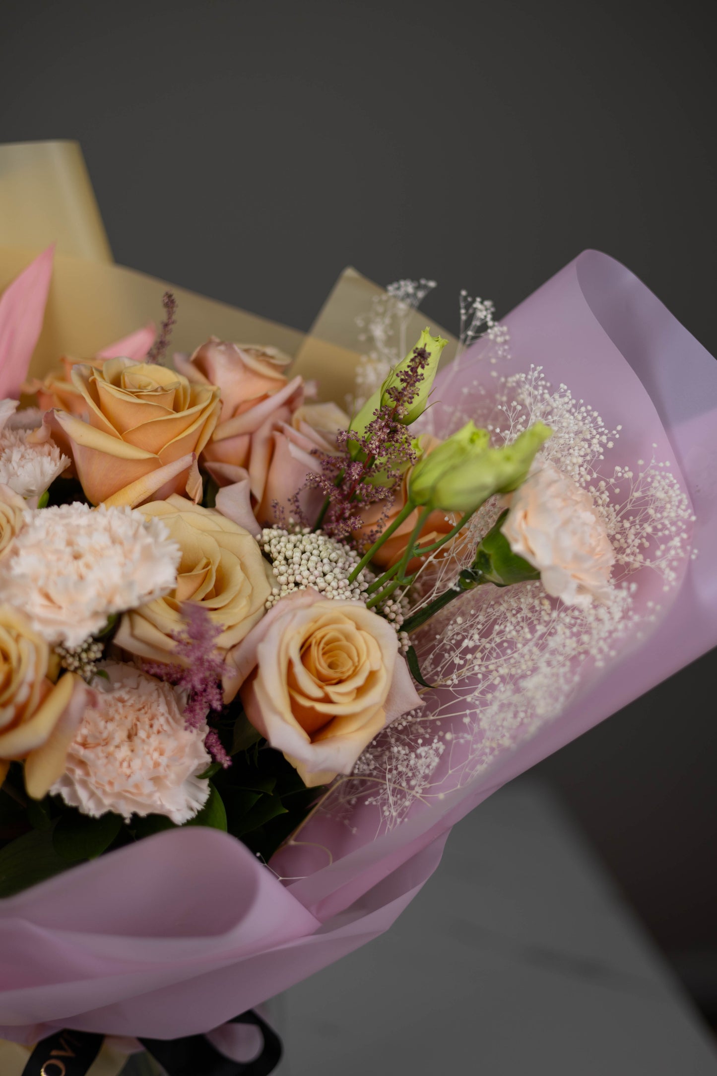 "Soleil Rosé" Pink Orange Bouquet