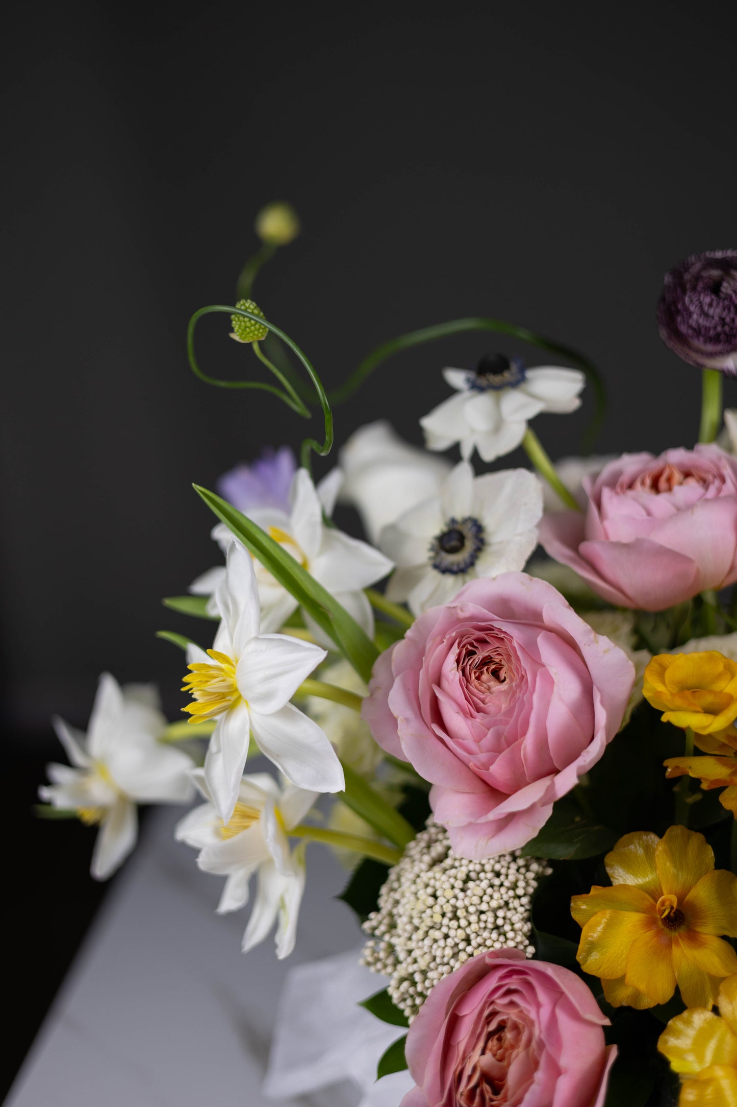 “Soleil de Printemps” Couture Flower Box Arrangement