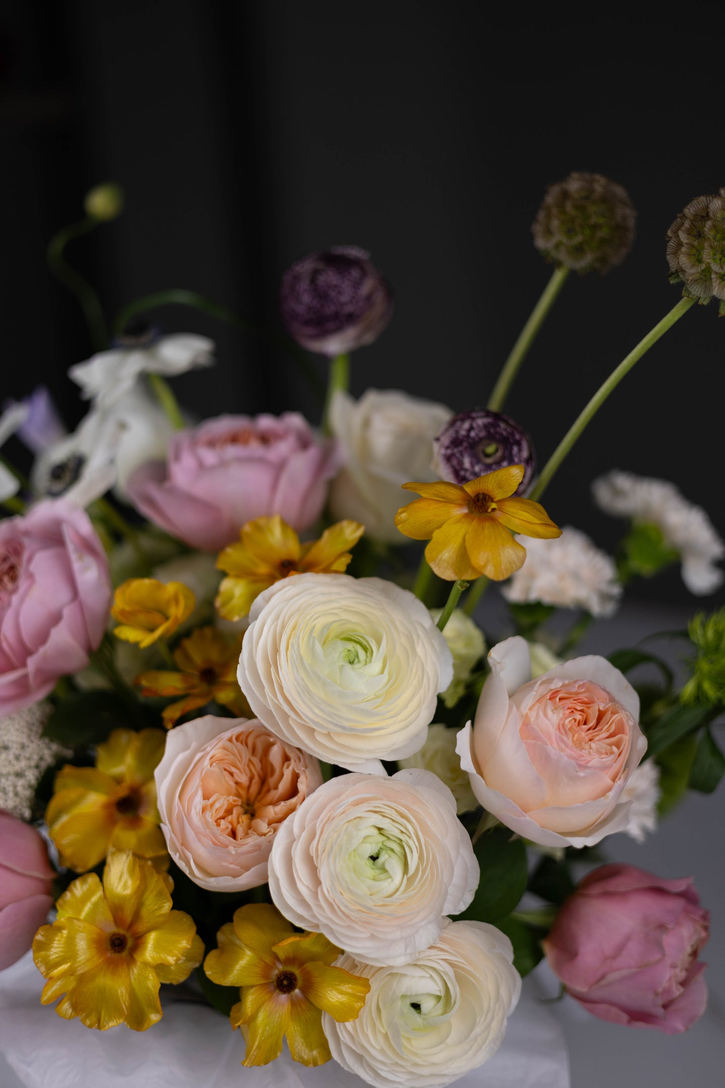 “Soleil de Printemps” Couture Flower Box Arrangement