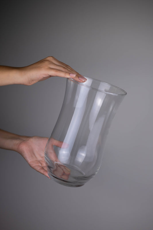 Curved Glass Vase