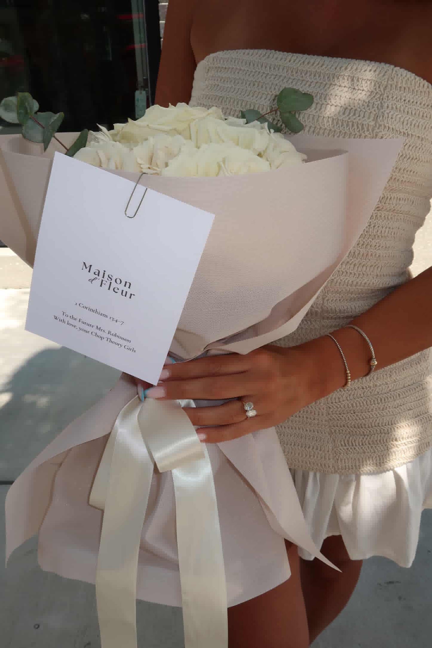 "Nuage de Vanille" Soft White Bouquet