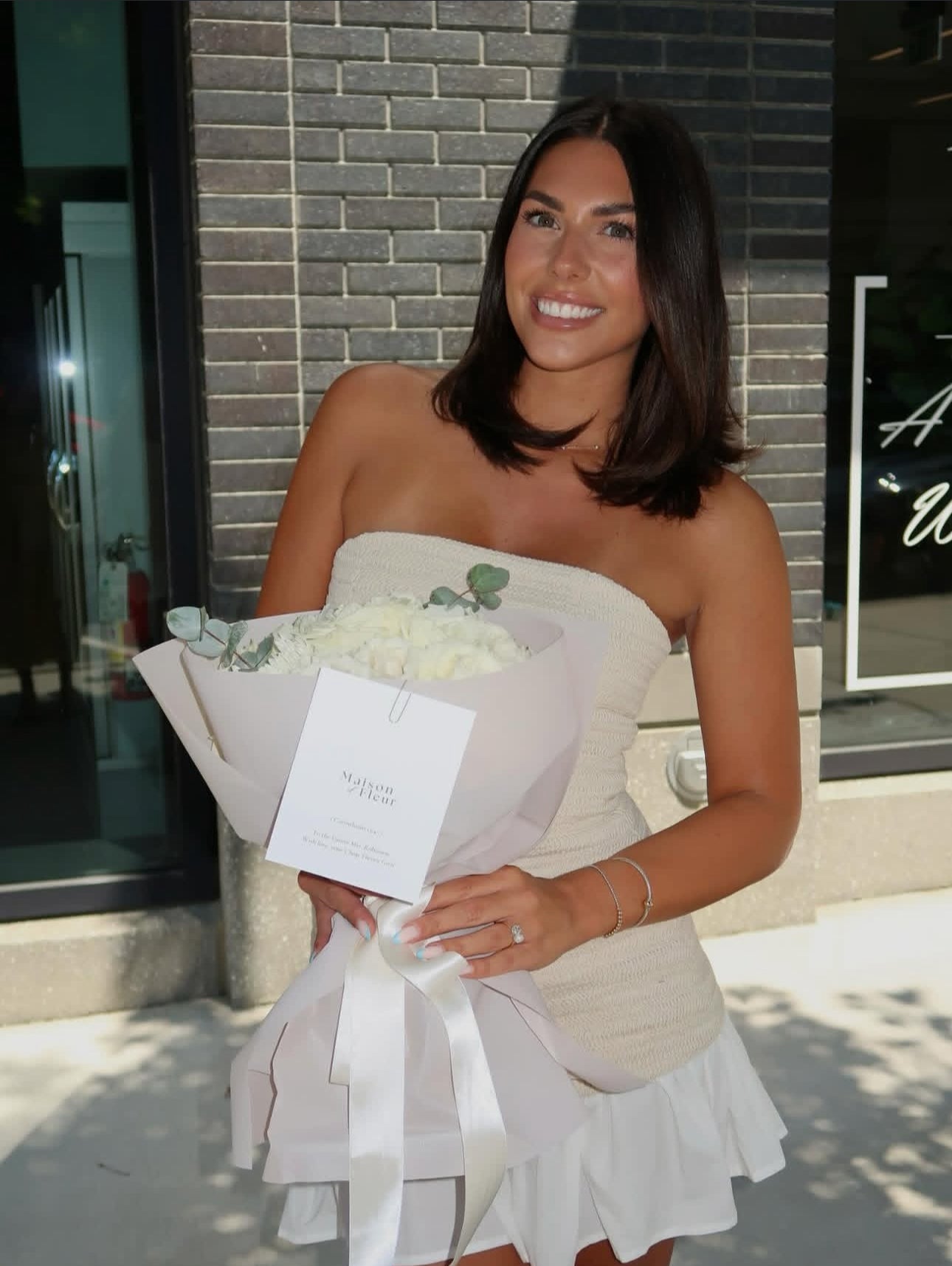 "Nuage de Vanille" Soft White Bouquet