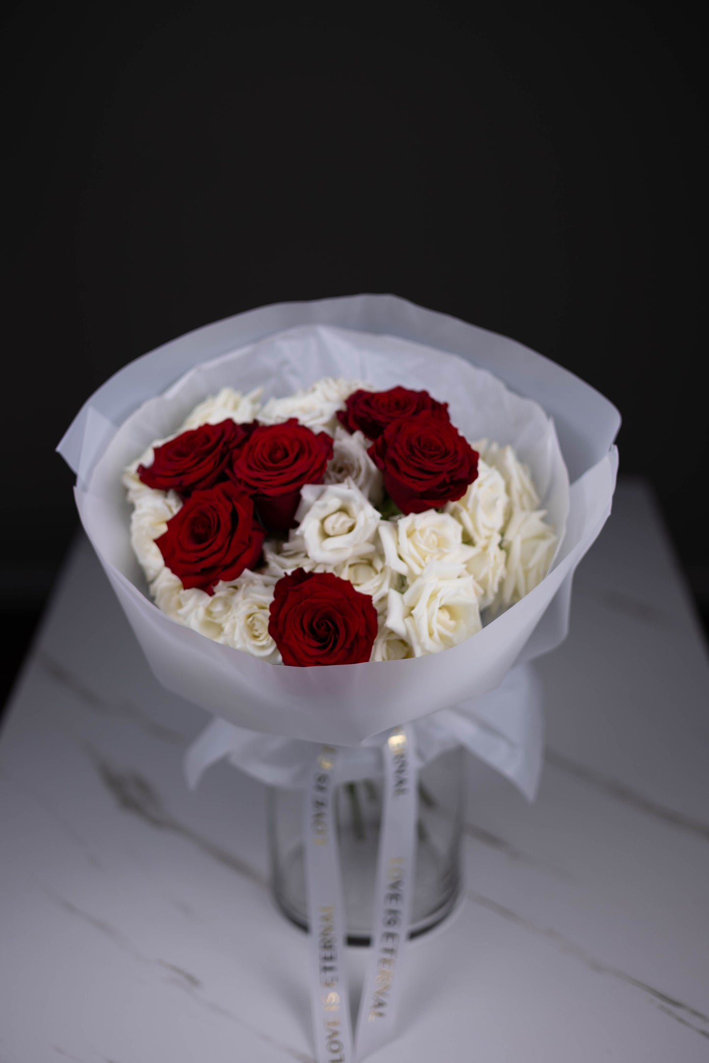 luxury romantic rose arrangement
