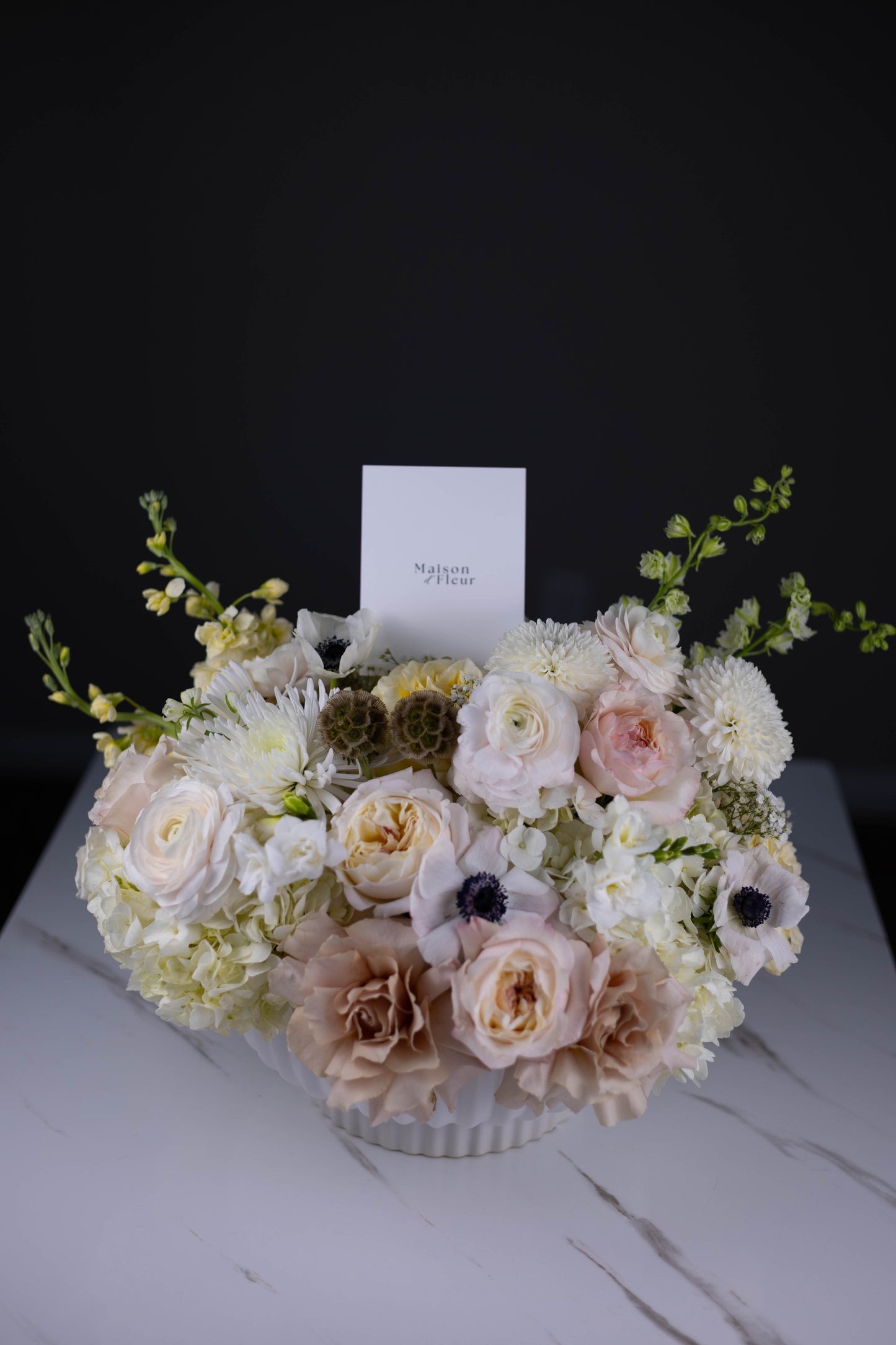 "Soleil d’Hiver" Couture Vase Arrangement