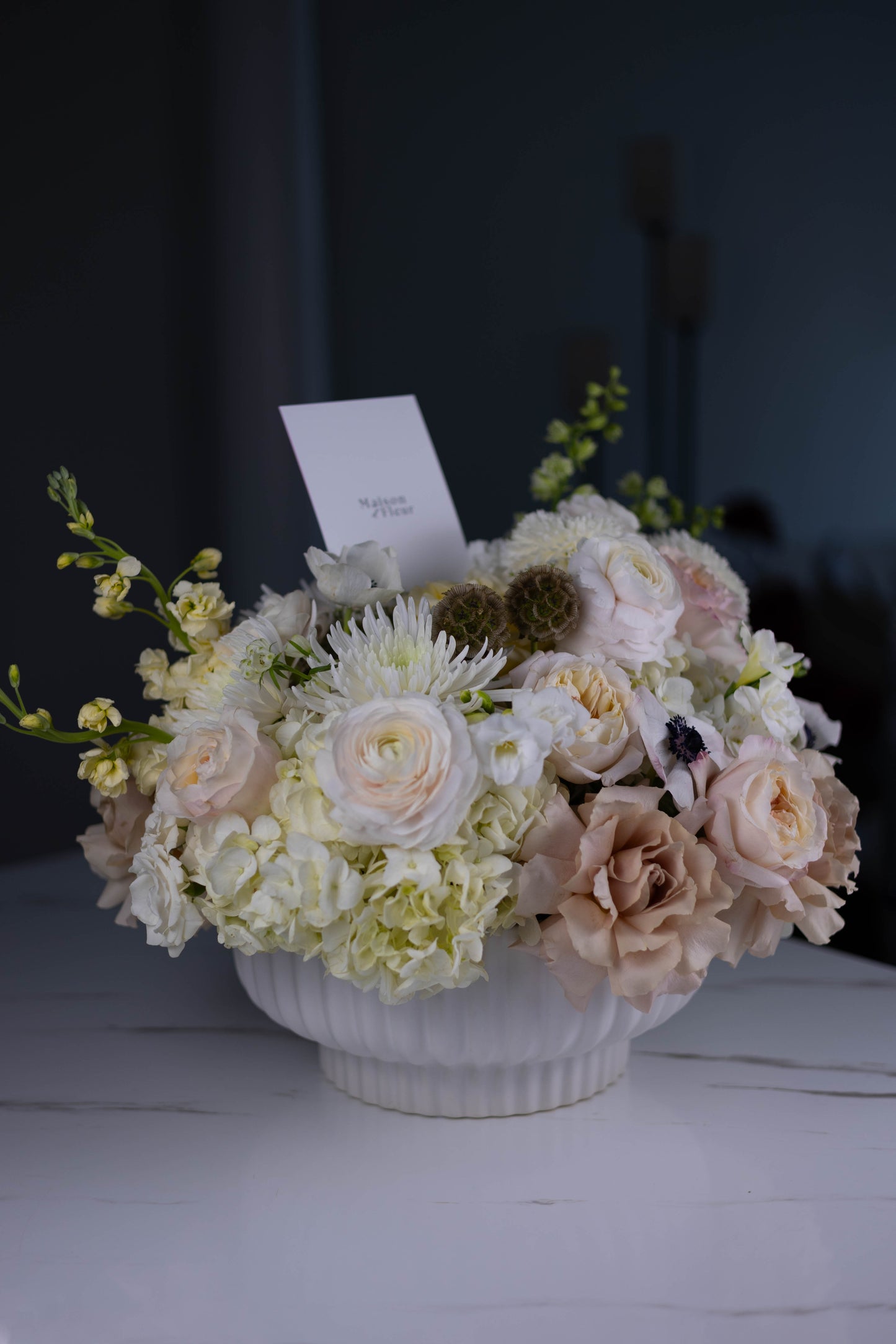 "Soleil d’Hiver" Couture Vase Arrangement
