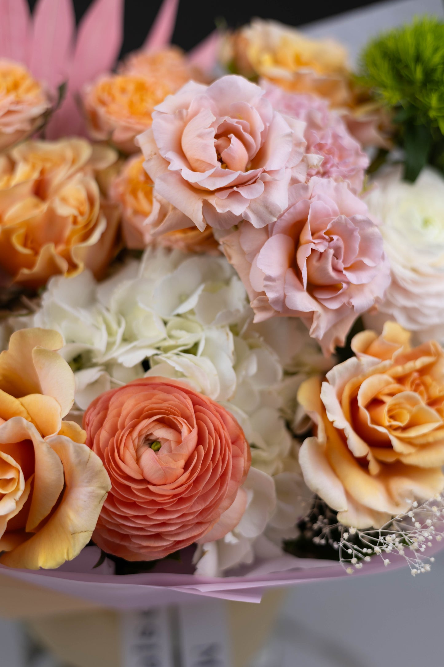 "Sunset Mirage" Yellow Pink Tropical Bouquet