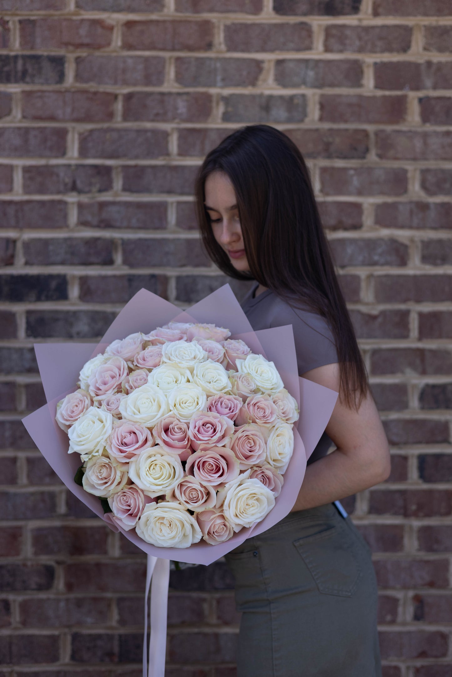 "Éclat de Lilas" Pastel Roses