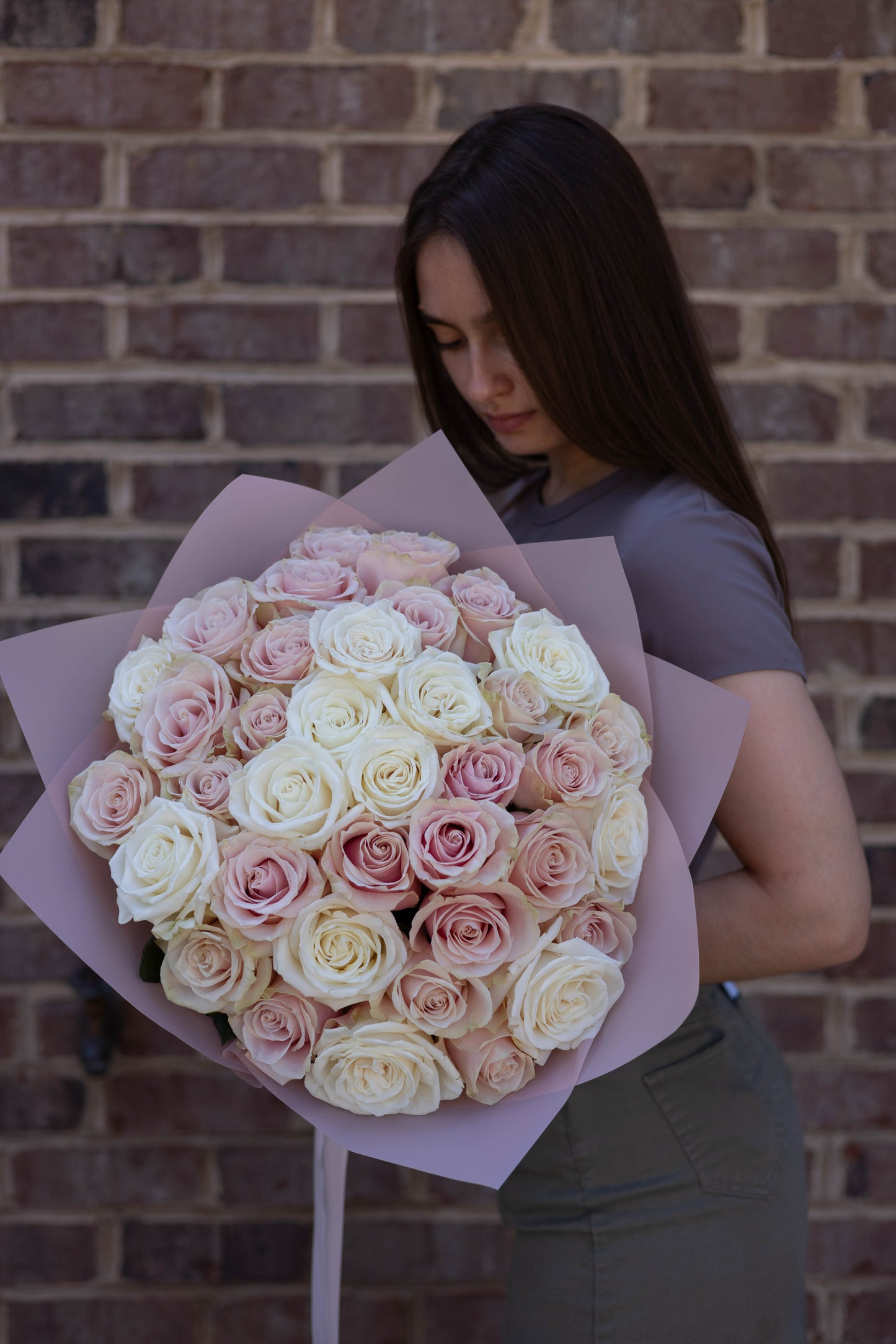 "Éclat de Lilas" Pastel Roses